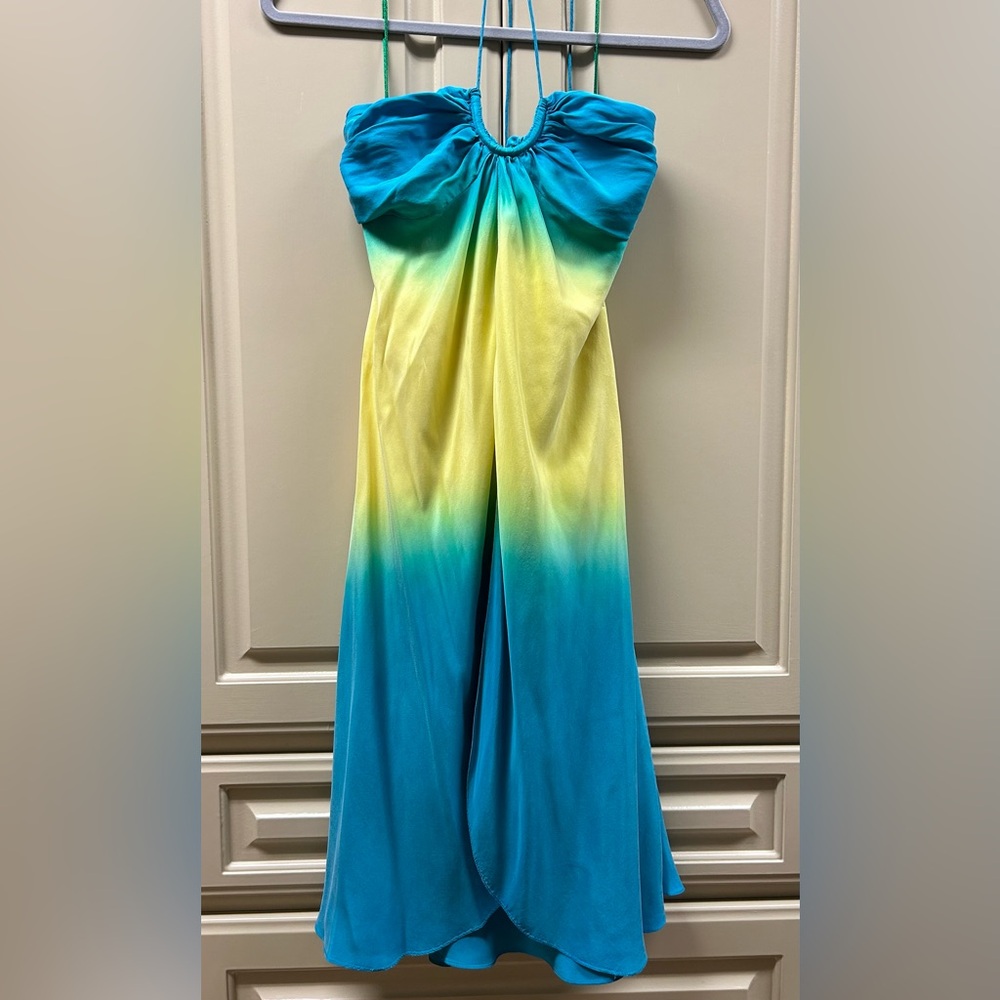 Ralph Lauren silk ombré dress